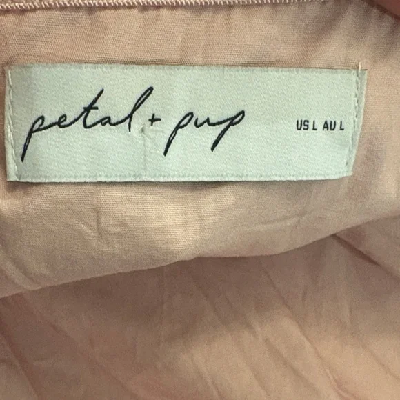 NWOT PETAL & PUP Blanche Strapless Maxi Dress In Orchid Size L - Picture 7 of 12